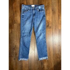 McGuire‎ Denim Women's Blue Jeans Size 29 Distressed Frayed Hem